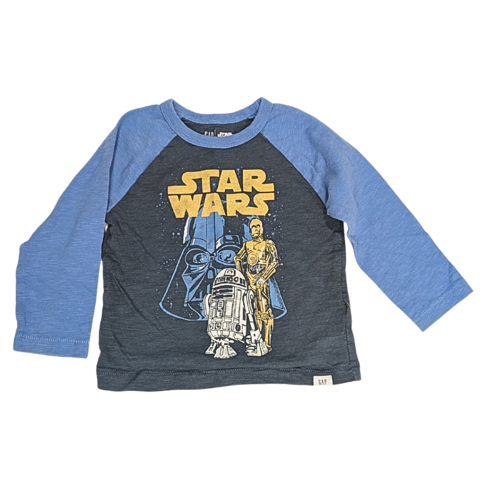 Baby Gap Star Wars Shirt | Toddler 18–24M | Long Sleeve Graphic Tee